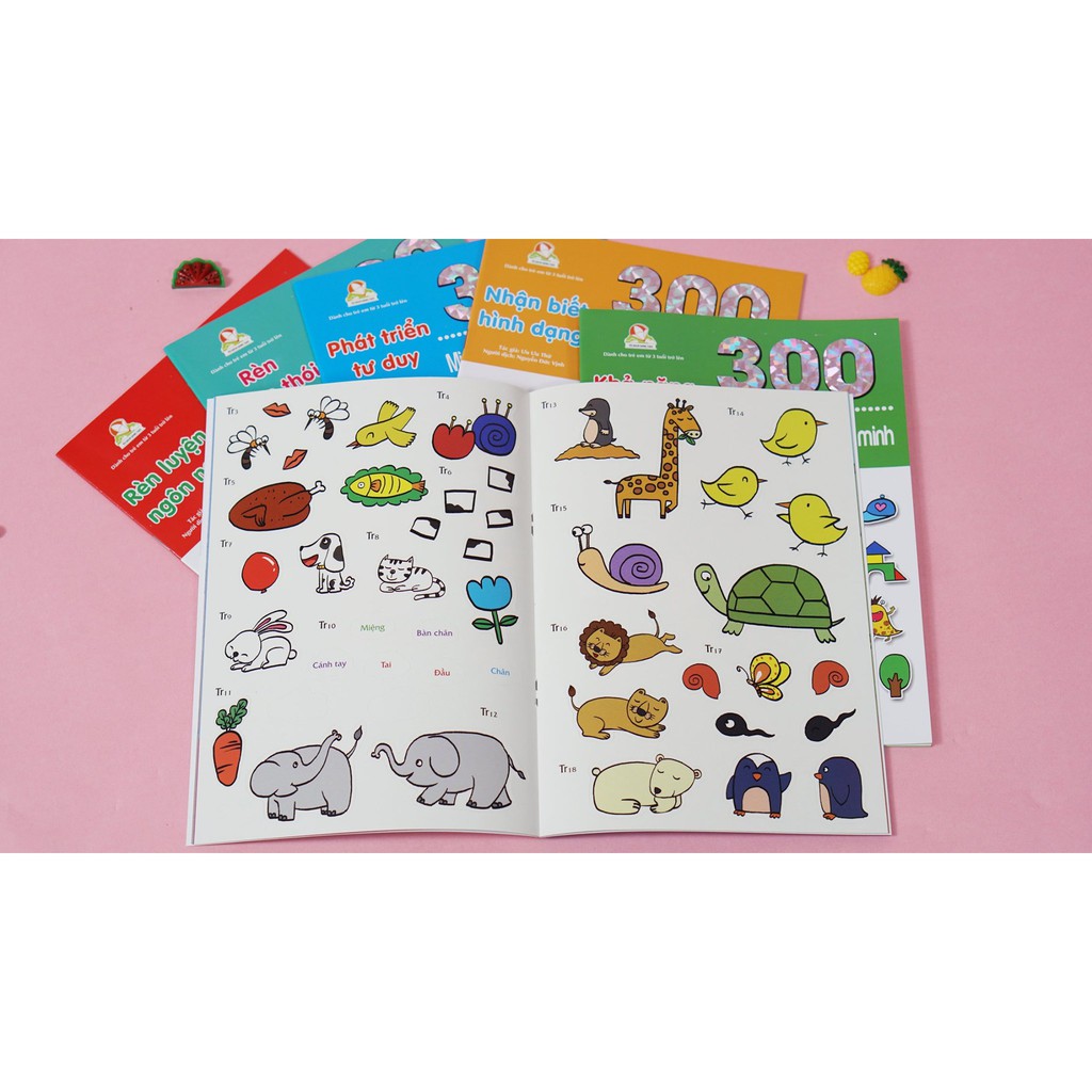Ảnh SÁCH - 300 miếng bóc dán thông minh 2