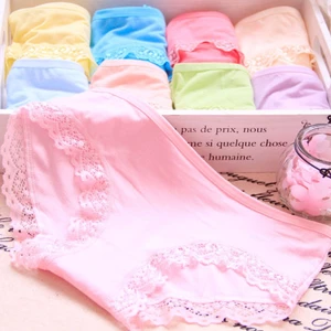 Quần lót ren màu trơn kích thước M-4XL