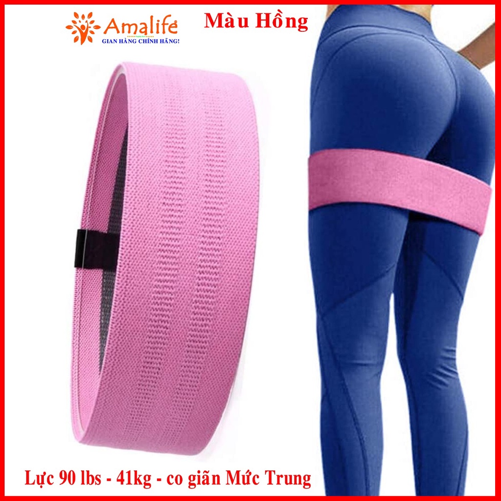 Mô tả Dây Kháng Lực Đàn Hồi Tập Mông Trái Đào Mini Band Hỗ Trợ Tập Chân, Đùi, Gym Cao Cấp Chính Hãng Amalife - 7