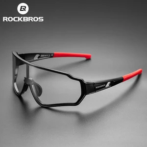 ROCKBROS Kính cưỡi ngựa Kính râm phân cực quang Khung cận thị UV400 Nam Nữ Thể thao ngoài trời Kính đi xe đạp chống gió