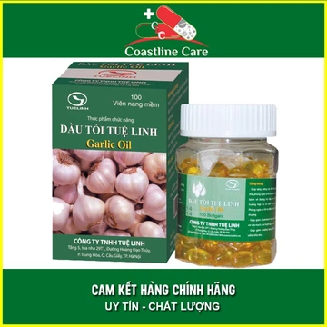 DẦU TỎI TUỆ LINH HỘP 100 VIÊN - COASTLINECARE PHARMACY