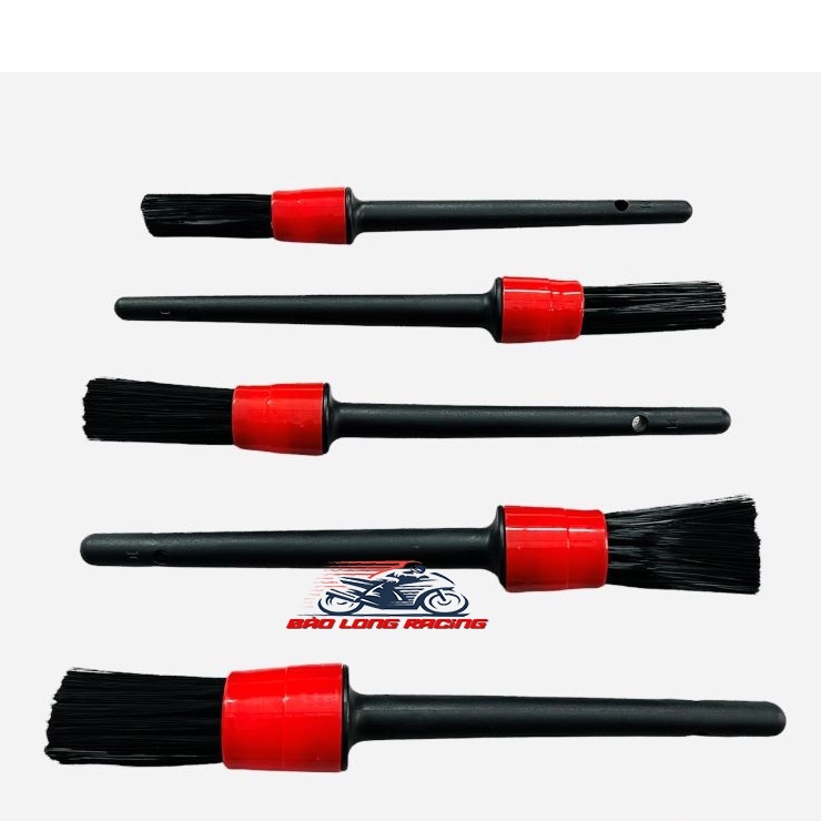 Bộ 5 Chổi Cọ Vệ Sinh Xe Ô Tô Đa Năng - Cọ Rửa Khoang Máy,Nội Thất (có bán lẻ)