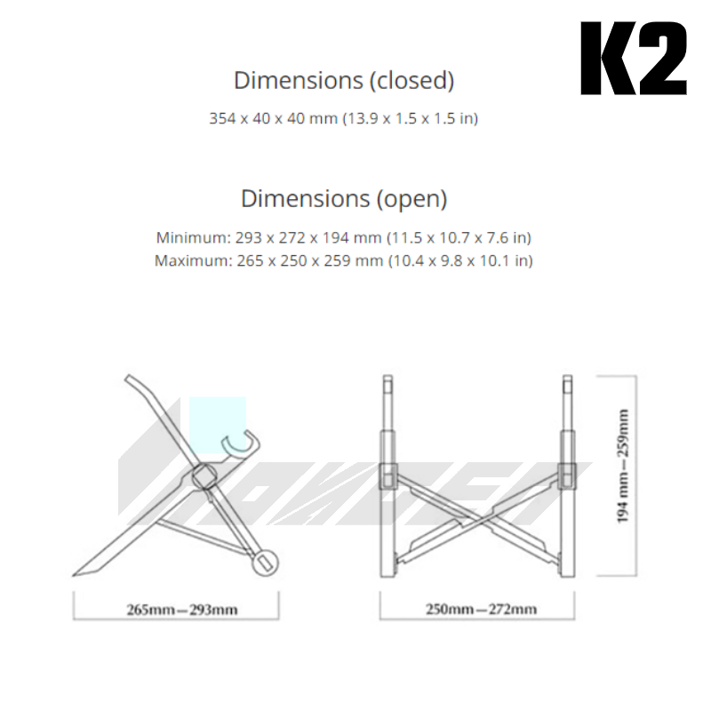 Giá đỡ máy tính xách tay NEXSTAND K2 / K7 gấp di động có thể điều chỉnh giá đỡ làm mát tiện dụng / văn phòng trường học tại nhà nơi công cộng sử dụng