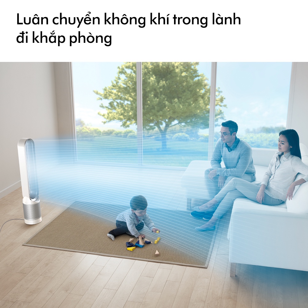 Ảnh Máy lọc không khí Dyson Pure Cool ™ Tower TP00 (Trắng Bạc) 4