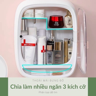 Tủ dán tường đa năng Việt Nhật Hokori 3635,Kệ đựng mĩ phẩm treo tường,Hộp đựng đồ đa năng tặng kèm miếng dán siêu chắc H
