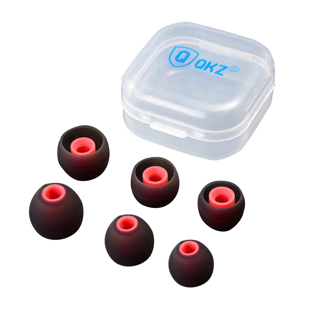Bộ 3 cặp nút tai nghe nhét tai bằng silicone QKZ