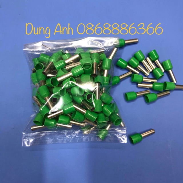 Đầu cos pin rỗng E6012 xanh lá 100c | Shopee Việt Nam