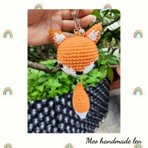 Móc khóa bé cáo - Handmade len - Amigurumi - Crochet