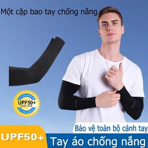 Găng ống tay lụa lạnh chống nắng chống tia cực tím UPF50+ cho lái xe câu cá đạp xe
