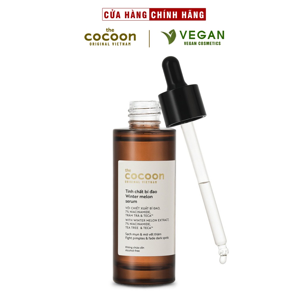 Ảnh Serum tinh chất bí đao cocoon 70ml sạch mụn - VEGAN - Mỹ phẩm thuần chay 2