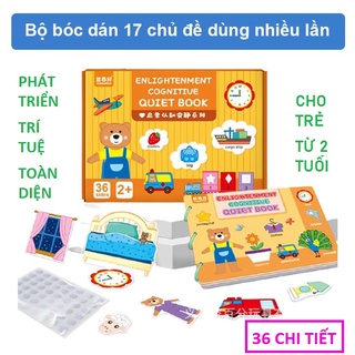 [Kho sỉ] Tập tô vẽ thông minh xoá được montessori, Tập Viết Xóa Được, đồ chơi giáo dục sớm Rèn Tính Kiên Trì- 64tr + B