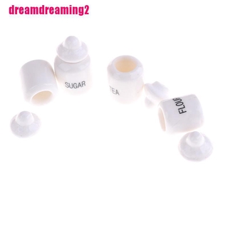 Bộ 4 lọ sứ trắng có nắp cho tỷ lệ trang trí nhà cửa