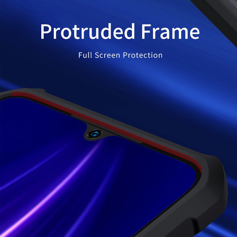 Ốp điện thoại acrylic trong suốt chống sốc cho Xiaomi Redmi Note 10 4G 5G 9 Pro Max 9S redmi note 8 Pro 7