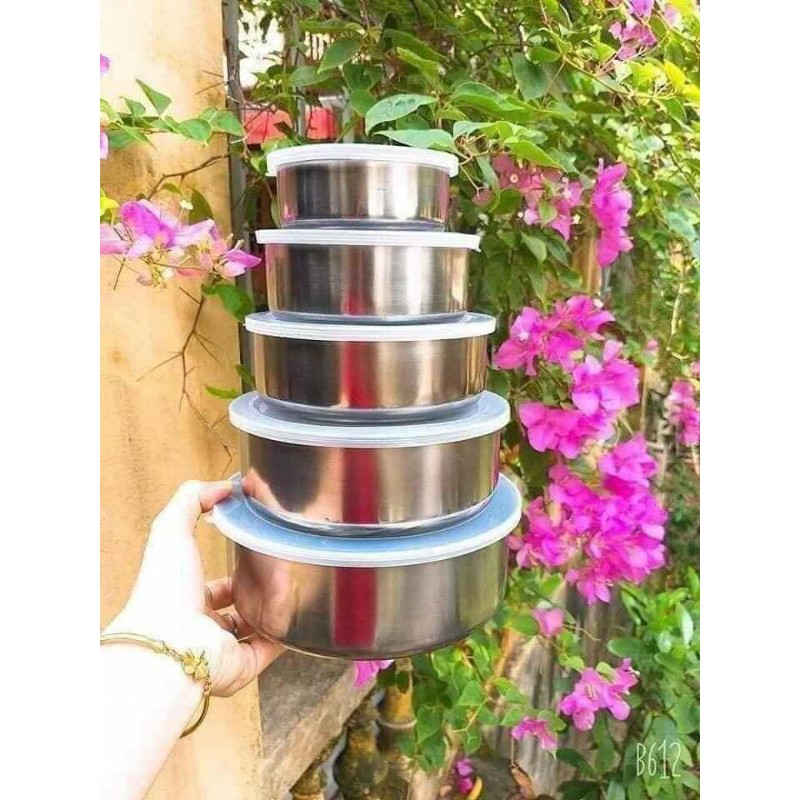BỘ THỐ INOX SÉT 5cái | Shopee Việt Nam