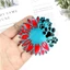 Flgo Hoa Hướng Dương Chó Móc Khóa Khuôn Silicon Có Lỗ Móc Khóa Mặt Dây Chuyền Handmade Khuôn Lễ Tình Nhân Sinh Nhật Trang Sức