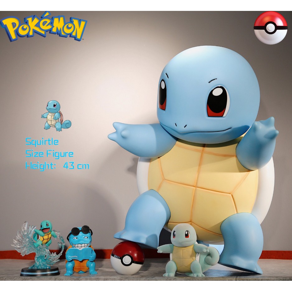 [MARVELSTORE] Mô hình Pokemon Squirtle rùa nước tỉ lệ 1:1 bộ sưu tập đồ ...