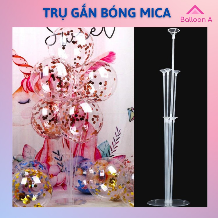 Trụ bóng giả bóng bay, trụ mica, trụ bóng 13 nhánh, trụ bóng 19 nhánh, trụ m2, trụ tròn và các set trụ trang trí