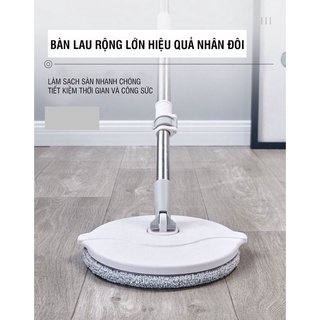 Chổi lau nhà tách nước bẩn k9 thông minh ,Bộ cây lau nhà 360 độ có thùng vắt xoay tròn