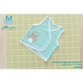 Áo gile len cho bé sơ sinh đến 18m Little Love