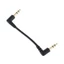 BTM Dual Right Angle Male 3 5mm Dây cáp cho máy ảnh micrô trộn