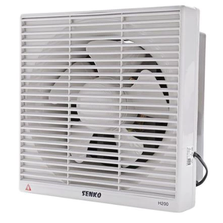 Quạt Hút Âm Tường Thông Gió Senko H100, H150, H200, H250- Hàng chính hãng BH 24 tháng, quạt hút mùi