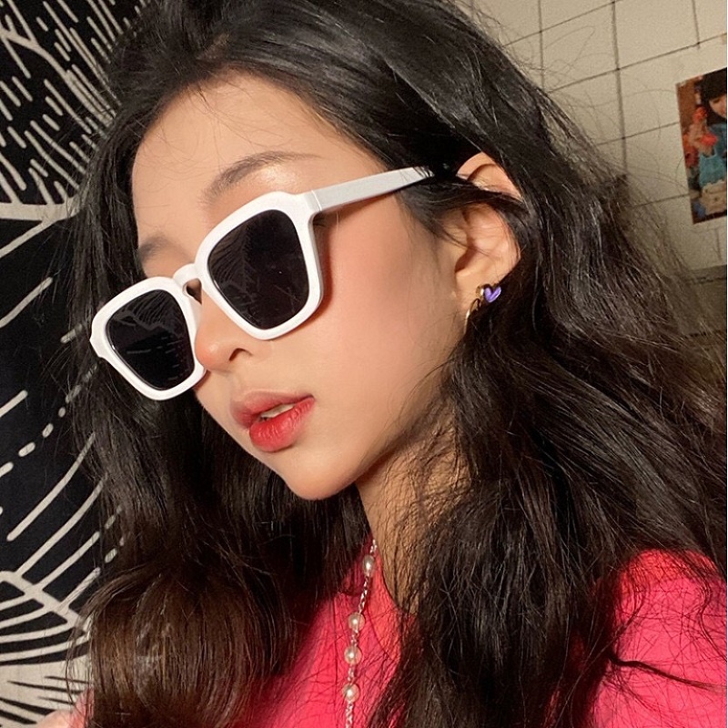 Kính mát nữ chống tia UV phong cách Hàn Quốc cute giá rẻ hottrend HANASO 211