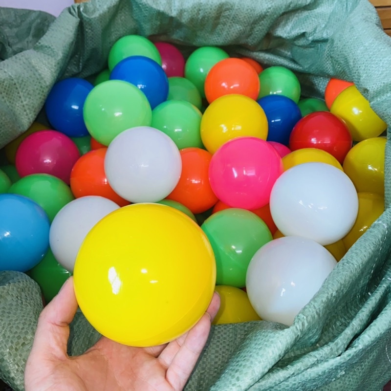 Bóng nhựa Việt Nam 5,5cm-7,5cm-10cm nhựa Hàn nguyên sinh cao cấp, bóng nhựa không mùi an toàn cho bé