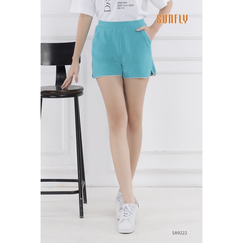 Quần sooc thể thao nữ SUNFLY vải Rip tixi SA9222