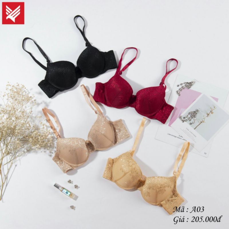 Áo lót Katia có gọng, mút vừa, siêu đẩy A32
