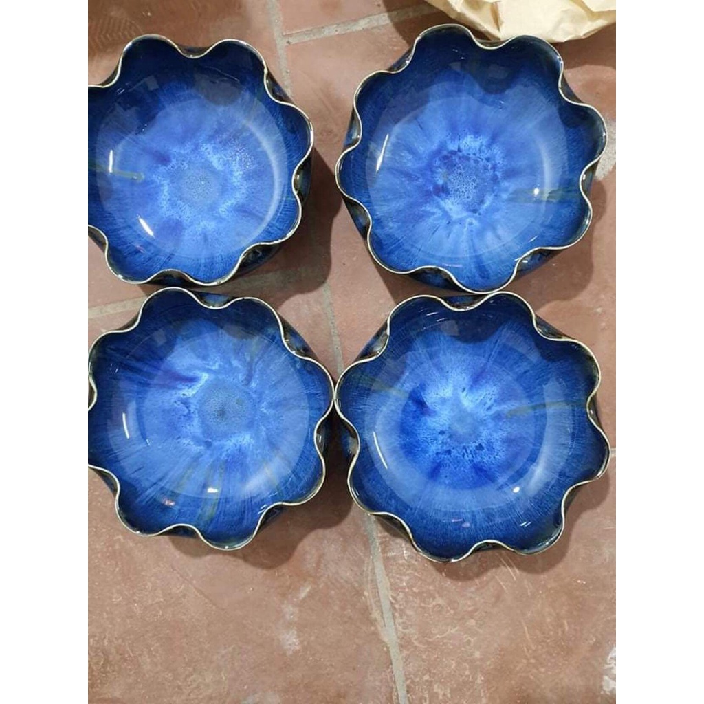(size phi(16cm,20cm,24cm)Bát thả hoa tụ thủy minh đường phát tài,thần vật trên ban thờ thần tài