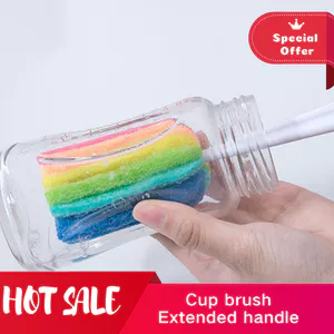 Bàn chải vệ sinh bình sữa em bé tiện dụng