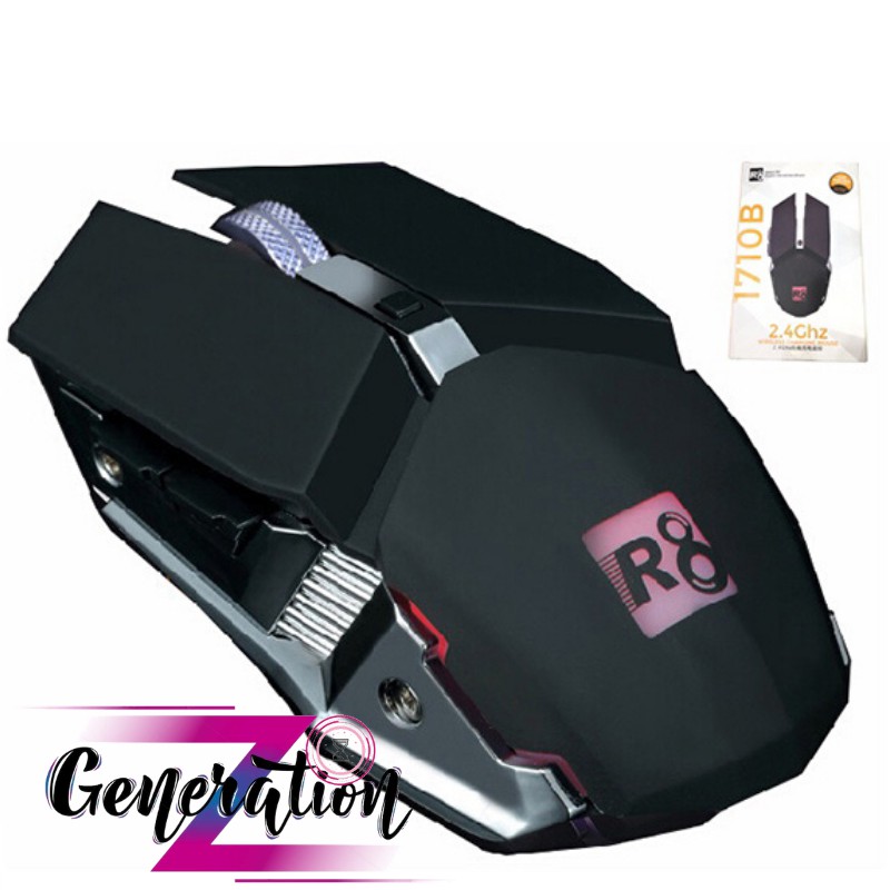 CHUỘT KHÔNG DÂY R8 1710B - MOUSE WIRELESS LED R8 1710B | Shopee Việt Nam