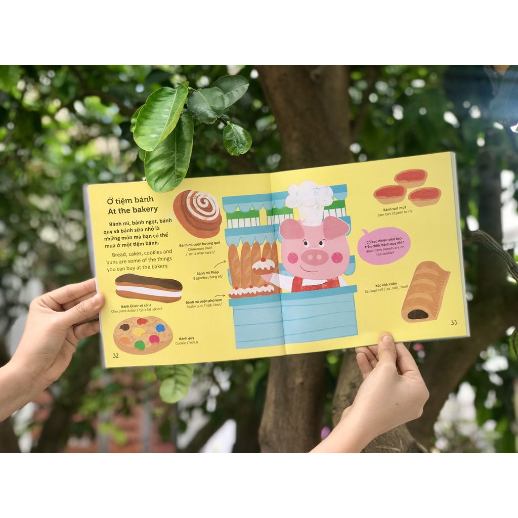 Ảnh SÁCH - Thư viện từ vựng đầu đời cho bé - Thức ăn của tớ - My food! 1