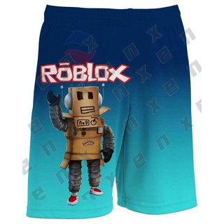 * ENX * Quần Short Trẻ Em ROBLOX In Game Bé Trai Đáy Thời Trang Full In Họa Tiết 3D Quần