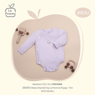 La Pomme bộ Body Chip liền thân Dài Tay La Pomme Puppy AW2022
