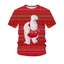Áo Thun Giáng Sinh Tay Ngắn Unisex Hoạt Hình Áo Rời Thời Trang Xmas Ông Già Noel Tee Áo Sơ Mi Plus Kích Thước