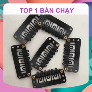 SET 10, SET 20, SET 50 KẸP PHÍM BẤM MÀU ĐEN GẮN VÀO TÓC GIẢ