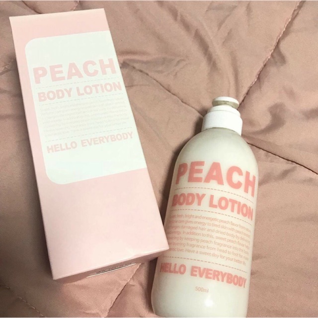 PEACH BODY LOTION 500ml Shopee Việt Nam