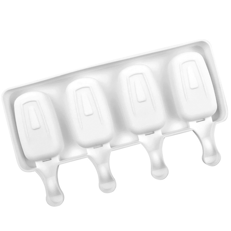 Khuôn Làm Kem 4 Lỗ Bằng Silicone DIY
