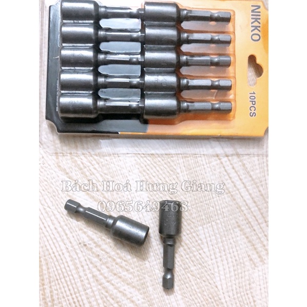Đầu Chụp Vít Tôn NIKKO 8mm Độ Cứng HCR47-53 (ẢNH THẬT)