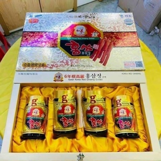 Cao hồng sâm hàn quốc hộp giấy 4 lọ * 250g