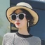 Kính mát nam nữ gọng tròn chống tia UV phong cách Ulzzang đẹp giá rẻ đi biển HANASO 010