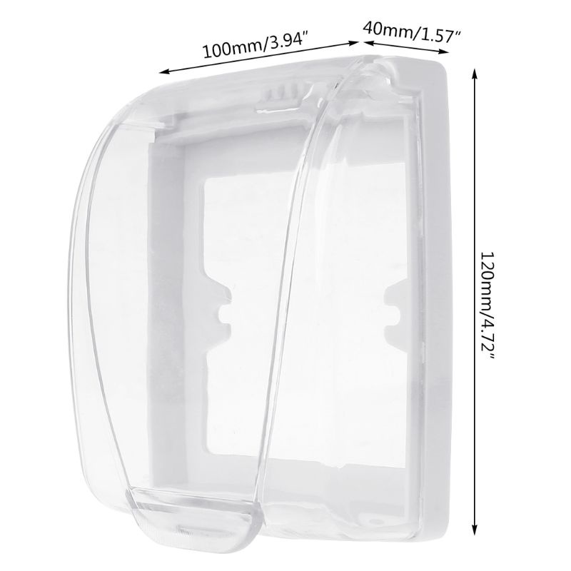 Plastic Wall Switches Waterproof Cover Box Wall Light Panel Outlet