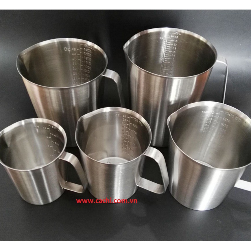 Ca inox 2000 ml có chia vạch | Shopee Việt Nam