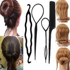 ⭐ SALE GIẢM GIÁ ⭐ Sỉ Lố 12 Set 4 Dụng Cụ Tạo Kiểu Tóc Thời Trang Gồm Kéo Kẹp Và Lược