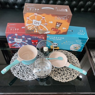 Bộ nồi chảo cao cấp Didinika Hàn Quốc 18cm đủ màu