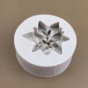 Cc Silicone Fondant Khuôn Nhỏ Holly Lá DIY Nhựa Trang Trí Bánh Dụng Cụ Nhà Bếp Linh Hoạt Bền Đẹp