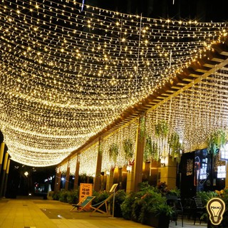 Đèn LED  rèm thả mành chế độ nháy cổng USB làm đèn decor đèn trang trí phòng ngủ ban công ngoài trời 3x3m 3x2m