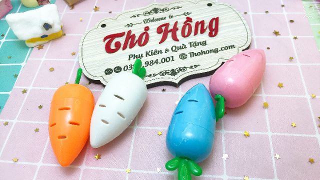 3 Xoáy Bút Chì Củ Carrot