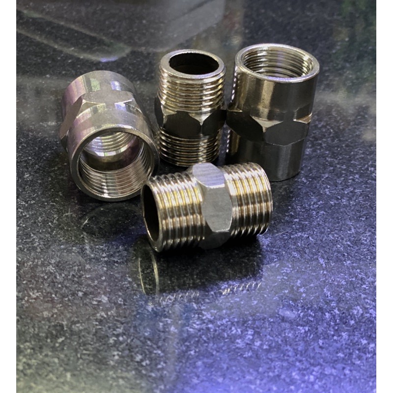 NỐi 2 ĐẦU RĂNG TRONG INOX 21 & 2 ĐẦU RĂNG NGOÀI INOX 21 | Shopee Việt Nam